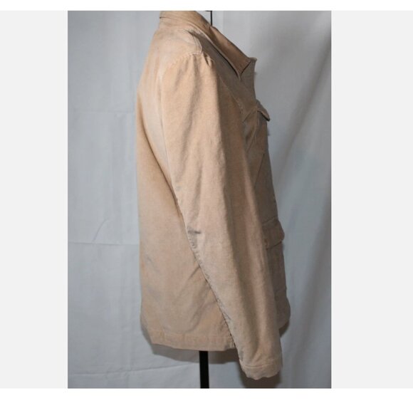 Corduroy Lined Jacket XS Cotton Spandex Blazer Button Front Denim & Co Quilted - Picture 3 of 4